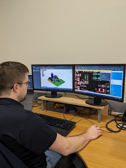 Engineer Designing PCB